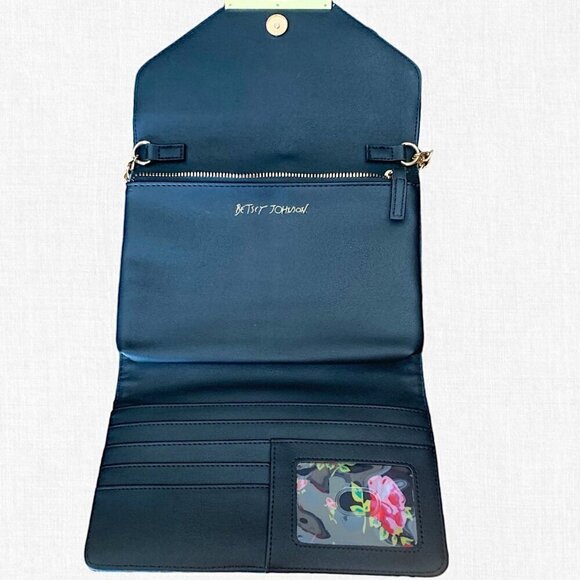 Betsey Johnson Prism Kaleidoscope Crossbody Wallet Bag Purse NWOT - Picture 6 of 11